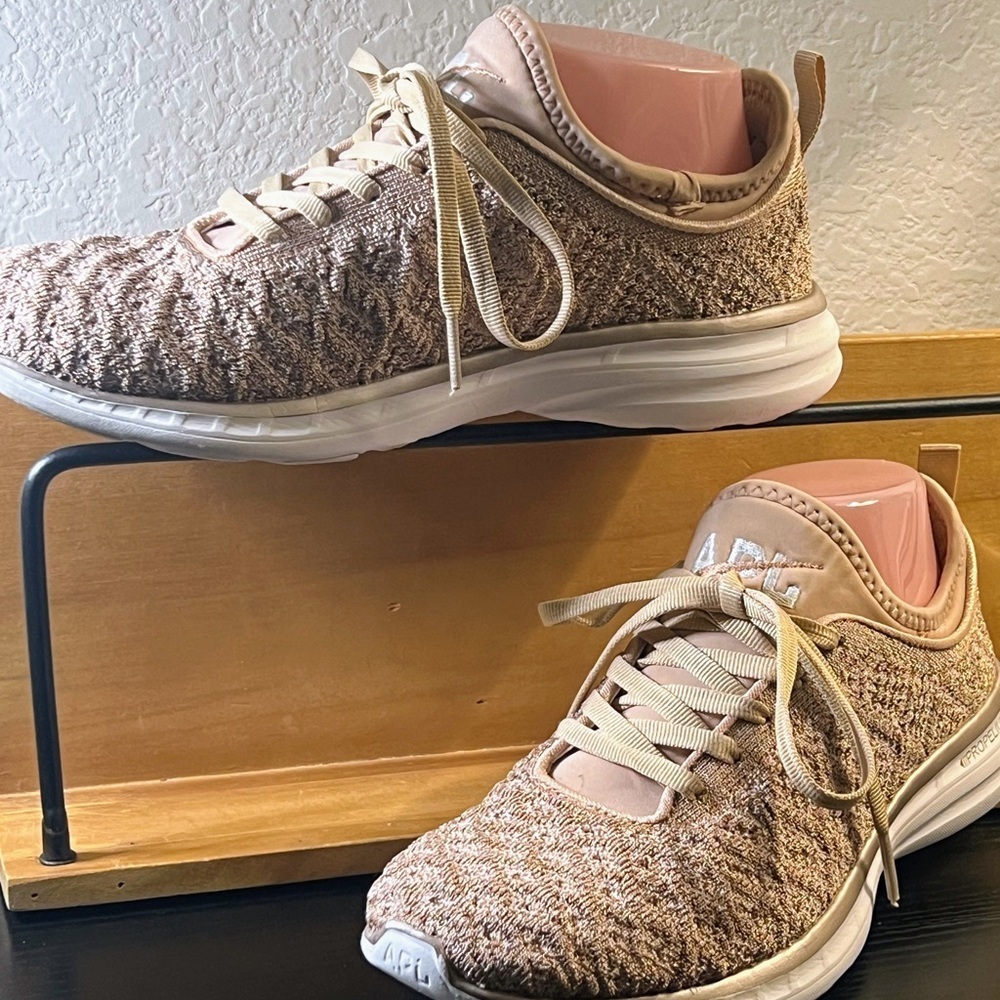 APL Techloom Phantom Women's Beige Knit Sneakers